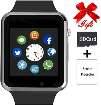 Smart Watch,Unlocked Touchscreen Smartwatch Compatible with Android/Bluetooth/iOS (Partial Functions) Call and Text Camera
Smart Watch,Unlocked Touchscreen Smartwatch Compatible with Android/Bluetooth/iOS (Partial Functions) Call and Text Camera