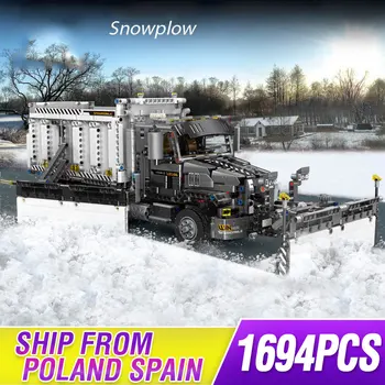 DHL Technic series The MOC-29800 Snowplow Truck Model Vehicles Building Blocks Model Bricks with 42078 Truck Kids Toys Gifts
DHL Technic series The MOC-29800 Snowplow Truck Model Vehicles Building Blocks Model Bricks with 42078 Truck Kids Toys Gifts