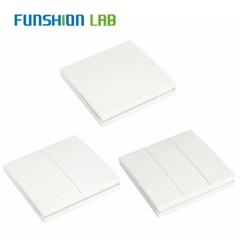 FUNSHION Wall Remote Control Switch 433Mhz Wireless RF Transmitter AC 220V 12V 100V 110V Receiver For Smart Home Lights Switches
FUNSHION Wall Remote Control Switch 433Mhz Wireless RF Transmitter AC 220V 12V 100V 110V Receiver For Smart Home Lights Switches