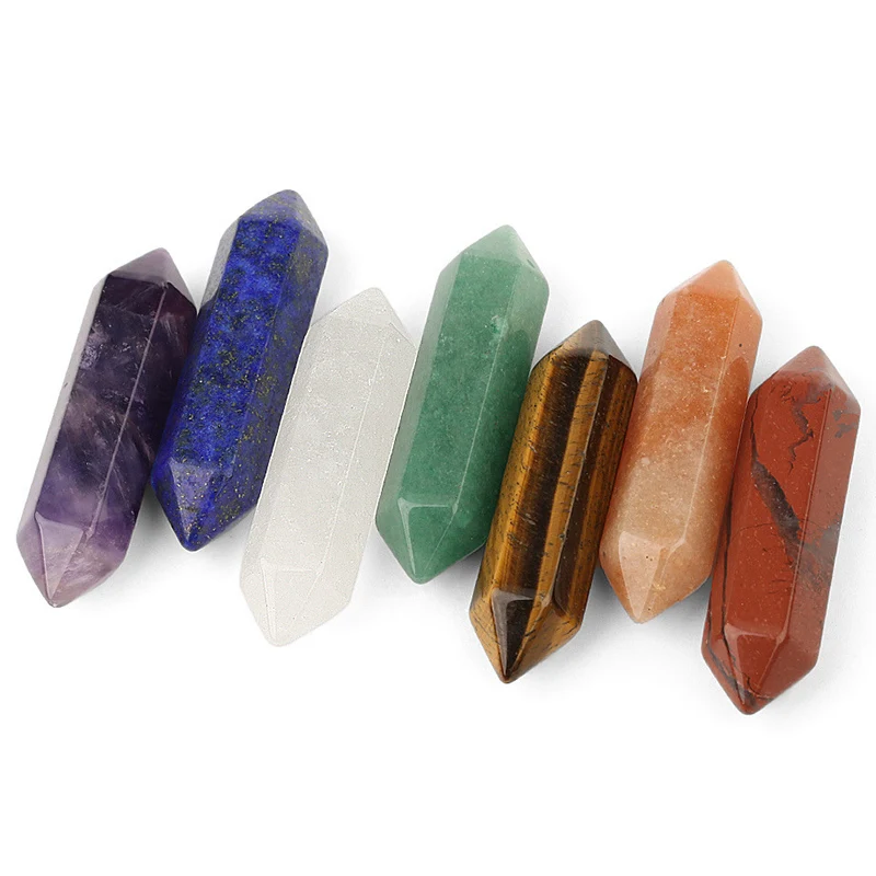 1pc Natural Crystal Stones for Jewelry Double Pointed Pyramid Quartz Feng Shui Ornaments for Home Decoration Gift Female
1pc Natural Crystal Stones for Jewelry Double Pointed Pyramid Quartz Feng Shui Ornaments for Home Decoration Gift Female