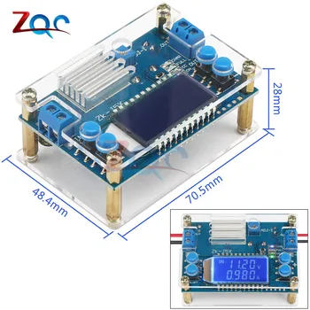 DC DC Step Down DC 6.5 -36V to 1.2-32V 5A CC/CV LCD Digital Display Adjustable Buck Power Supply Voltage Regulator with Case
DC DC Step Down DC 6.5 -36V to 1.2-32V 5A CC/CV LCD Digital Display Adjustable Buck Power Supply Voltage Regulator with Case