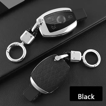 Car Keychain Key Fob Case Cover Genuine Leather Galvanized Alloy For Mercedes Benz W203 W204 W212 CLK C180 E200 AMG C E
Car Keychain Key Fob Case Cover Genuine Leather Galvanized Alloy For Mercedes Benz W203 W204 W212 CLK C180 E200 AMG C E