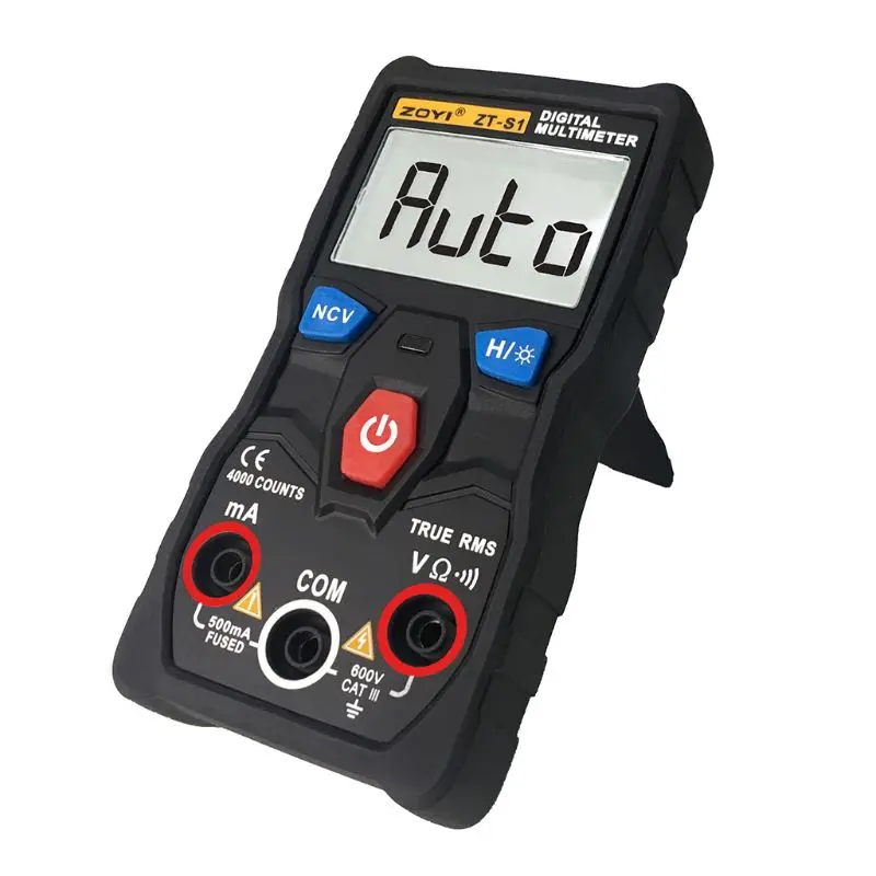 ZOYI ZT-S1 Digital Multimeter tester autoranging True rms automotriz Mmultimetro with NCV DATA HOLD LCD backlight+Flashl
ZOYI ZT-S1 Digital Multimeter tester autoranging True rms automotriz Mmultimetro with NCV DATA HOLD LCD backlight+Flashl
