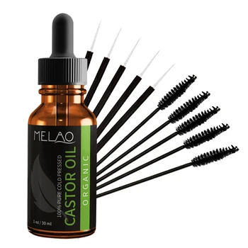 MELAO Natural Organic Castor Oil , Eyelashes Eyebrow Growth Liquid 5 Eyebrow Brush + 5 Eyeliner Brush 1oz / 30ml
MELAO Natural Organic Castor Oil , Eyelashes Eyebrow Growth Liquid 5 Eyebrow Brush + 5 Eyeliner Brush 1oz / 30ml