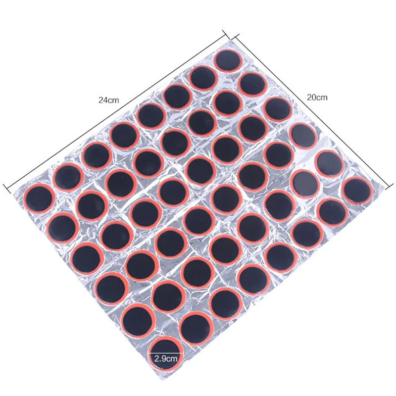 48Pcs/Set 29mmwish Shopping Bicycle Tool Round Wheel Tires Tyre Puncture Repair Inner Tube Patches Pads Bicycle Repaire
48Pcs/Set 29mmwish Shopping Bicycle Tool Round Wheel Tires Tyre Puncture Repair Inner Tube Patches Pads Bicycle Repaire