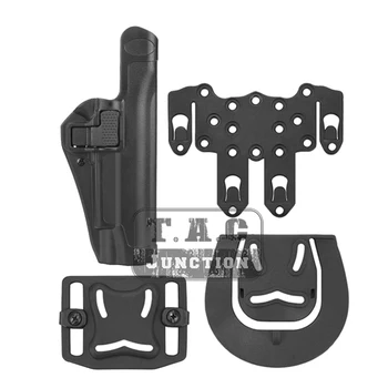 Tactical Serpa Level 2 Auto Lock Duty Right Hand Paddle Belt Loop Pistol Holster with STRIKE MOLLE Platform For Colt 1911 M1911
Tactical Serpa Level 2 Auto Lock Duty Right Hand Paddle Belt Loop Pistol Holster with STRIKE MOLLE Platform For Colt 1911 M1911