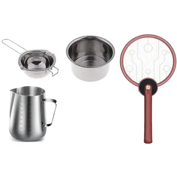 Boiler Long Handle Wax Melting Pot Hand Craft Tools 3Pcs with Foldable Rechargeable Mosquito USB Charging 229X461mm,Red
Boiler Long Handle Wax Melting Pot Hand Craft Tools 3Pcs with Foldable Rechargeable Mosquito USB Charging 229X461mm,Red