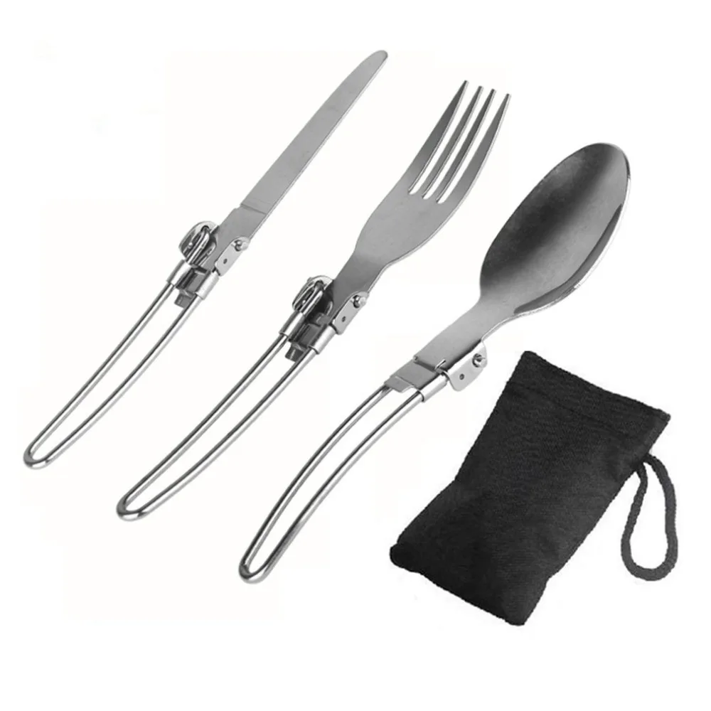 Stainless Steel Fork Spoon Knife Travel Camping Cutlery Tools Tableware for Outdoor Camping Hiking Fork Spoon Knife Set
Stainless Steel Fork Spoon Knife Travel Camping Cutlery Tools Tableware for Outdoor Camping Hiking Fork Spoon Knife Set