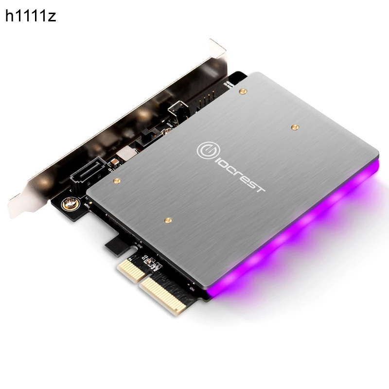 5V RGB LED M.2 SSD PCIE Adapter M2 to PCI Express 3.0 X4 Controller Card M Key B Key SATA Interface for 2230 2242 2260 2280 SSD
5V RGB LED M.2 SSD PCIE Adapter M2 to PCI Express 3.0 X4 Controller Card M Key B Key SATA Interface for 2230 2242 2260 2280 SSD