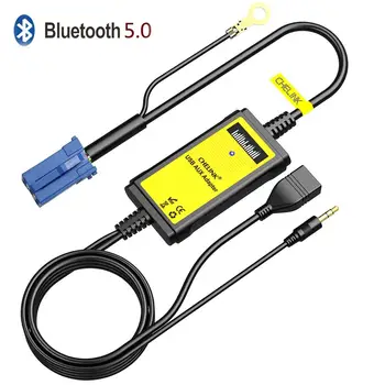 CHELINK Car Audio Bluetooth Stereo CD Charger Adapter with 3.5MM AUX and USB Data Cable 8 PIN Connector for VW
CHELINK Car Audio Bluetooth Stereo CD Charger Adapter with 3.5MM AUX and USB Data Cable 8 PIN Connector for VW