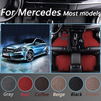 Leather Car Floor Mats For Mercedes Benz E C ML GLK GLA GLE GL S R A B CLK SLK CLA CLS G GLS GLC Wire Car Floor Mats
Leather Car Floor Mats For Mercedes Benz E C ML GLK GLA GLE GL S R A B CLK SLK CLA CLS G GLS GLC Wire Car Floor Mats