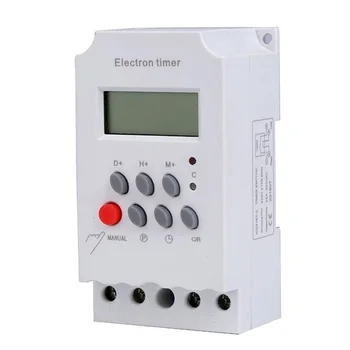 KG316T 220V 10A Din Rail Digital Time Timer Switch Daily Programmable with Power Saving Mode
KG316T 220V 10A Din Rail Digital Time Timer Switch Daily Programmable with Power Saving Mode