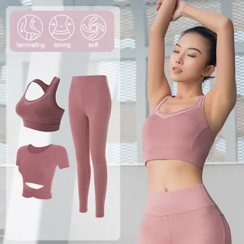 2/3pcs Seamless Yoga Set Sports Suits Fitness High Waist Sports Bra Long Sleeve Workout Gym Clothing Running Athletic Leggings
2/3pcs Seamless Yoga Set Sports Suits Fitness High Waist Sports Bra Long Sleeve Workout Gym Clothing Running Athletic Leggings