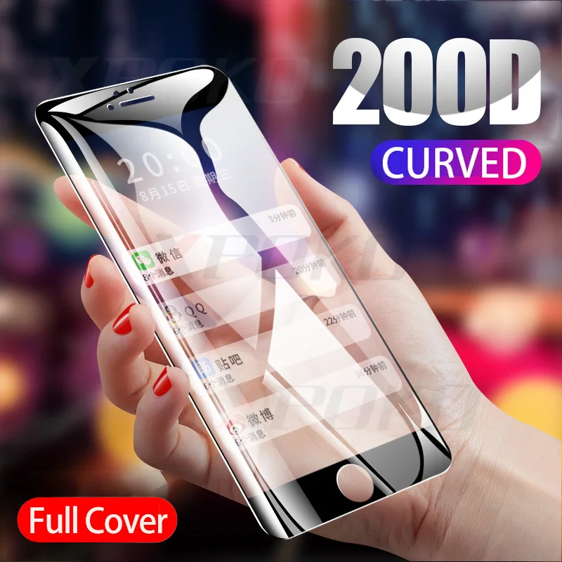 200D Curved Edge Tempered Glass On The For iPhone 8 7 6 6s Plus Screen Protector iPhone 11 Pro X XR XS Max Protective Glass 
200D Curved Edge Tempered Glass On The For iPhone 8 7 6 6s Plus Screen Protector iPhone 11 Pro X XR XS Max Protective Glass