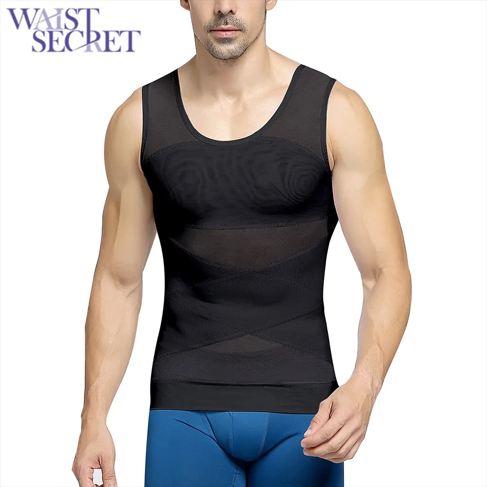 WAIST SECRET Men Slimming Body Shaper Tummy Control Vest Slimming Underwear Corset Waist Waist Cincher Men Bodysuit Dropship
WAIST SECRET Men Slimming Body Shaper Tummy Control Vest Slimming Underwear Corset Waist Waist Cincher Men Bodysuit Dropship