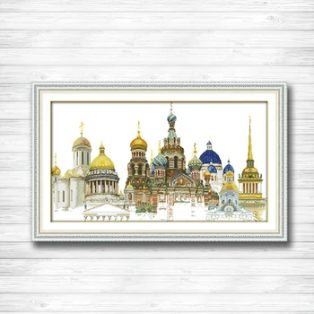 Elaborate castles DMC 14CT 11CT Cross Stitch kits embroider needlework Sets Handmade Art chinese cross stitch DIY Home decor
Elaborate castles DMC 14CT 11CT Cross Stitch kits embroider needlework Sets Handmade Art chinese cross stitch DIY Home decor