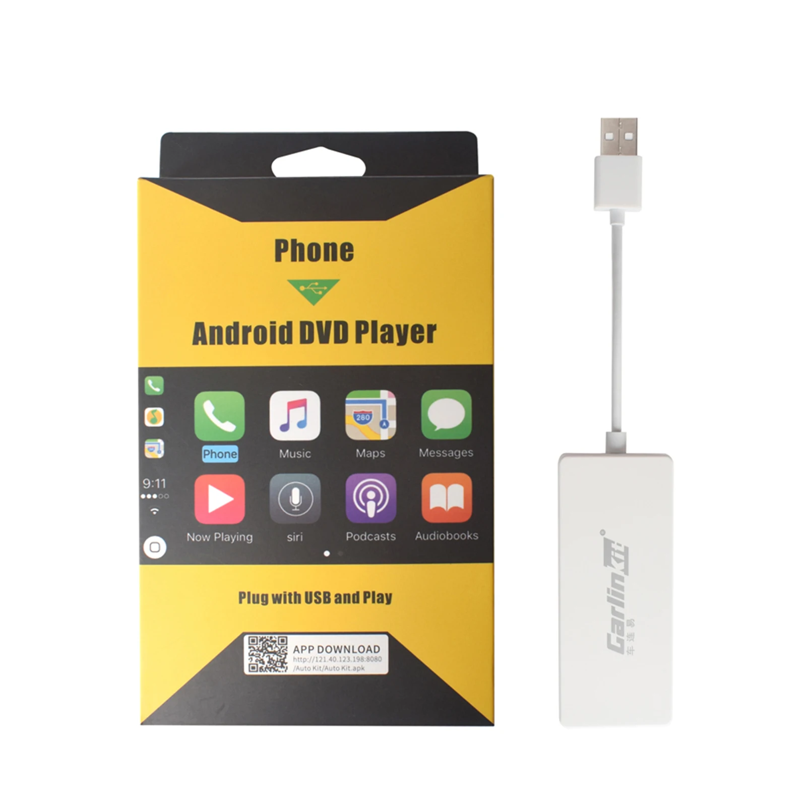Wired CarPlay Smart Link Auto Dongle For Android Car Head Unit (Android System) Airplay/Mirror/IOS13 Auto Smart Phone
Wired CarPlay Smart Link Auto Dongle For Android Car Head Unit (Android System) Airplay/Mirror/IOS13 Auto Smart Phone