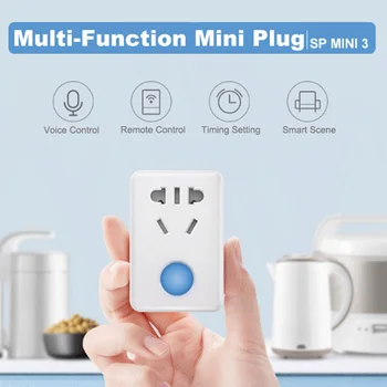 Smart Home Timer Plug Wireless Remote Control Broadlink SP Mini 3 WiFi Socket Smart Plug Home Appliance Automation Voice Control
Smart Home Timer Plug Wireless Remote Control Broadlink SP Mini 3 WiFi Socket Smart Plug Home Appliance Automation Voice Control