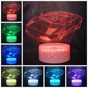 Roadster Luxury Car Luminous 3D Kid Sleeping Optical Lamp Table Night Light Home Art Decor for Baby Teen Birthday Party Gift Toy
Roadster Luxury Car Luminous 3D Kid Sleeping Optical Lamp Table Night Light Home Art Decor for Baby Teen Birthday Party Gift Toy