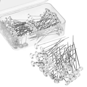 MIUSIE 3 Size 100/40/20Pcs Sparkle Diamond Pins Crystal Head End Wedding Corsage Boutonniere Floral Bouquet Pins with Box
MIUSIE 3 Size 100/40/20Pcs Sparkle Diamond Pins Crystal Head End Wedding Corsage Boutonniere Floral Bouquet Pins with Box