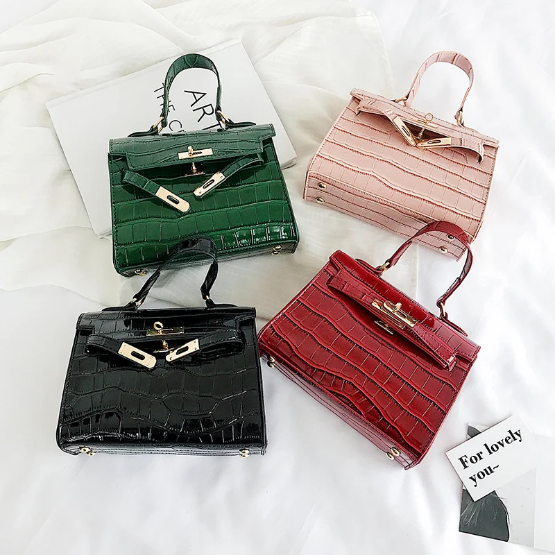 European Fashion Simple Women's Designer Handbag 2018 New Quality PU Leather Women Tote bag Alligator Shoulder Crossbody Bags
European Fashion Simple Women's Designer Handbag 2018 New Quality PU Leather Women Tote bag Alligator Shoulder Crossbody Bags