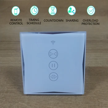 WiFi Electrical touch curtain switch Smart Home Tuya APP Voice Control by Alexa Echo for Mechanical Limit Blinds Motor
WiFi Electrical touch curtain switch Smart Home Tuya APP Voice Control by Alexa Echo for Mechanical Limit Blinds Motor