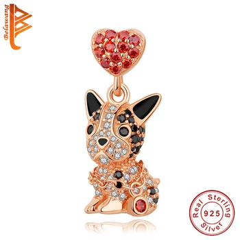 Rose Gold Dog Animal Charms Beads fit Original Bracelet Crystal Necklace 925 Sterling Silver Jewelry Women Wedding Gift
Rose Gold Dog Animal Charms Beads fit Original Bracelet Crystal Necklace 925 Sterling Silver Jewelry Women Wedding Gift