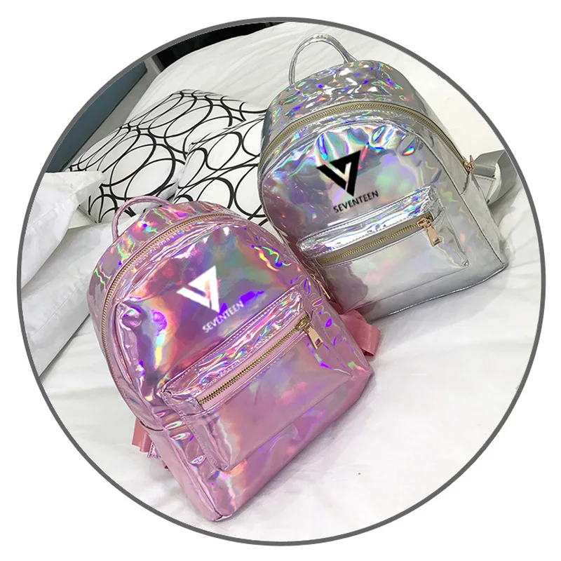 Seventeen School Bag Laser Backpack 2018 New Style Korean-style Pu Harajuku Men And Women School Bag College Style
Seventeen School Bag Laser Backpack 2018 New Style Korean-style Pu Harajuku Men And Women School Bag College Style