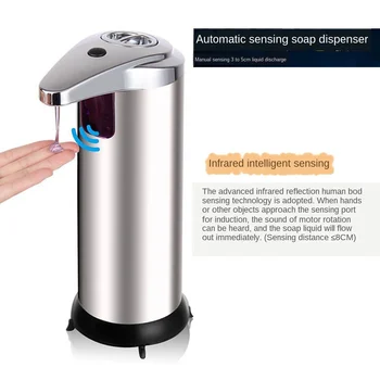 Automatic Soap Dispenser Hand Free Touchless Sanitizer Bathroom Dispenser Smart Sensor Liquid Soap Dispenser for Kitchen
Automatic Soap Dispenser Hand Free Touchless Sanitizer Bathroom Dispenser Smart Sensor Liquid Soap Dispenser for Kitchen