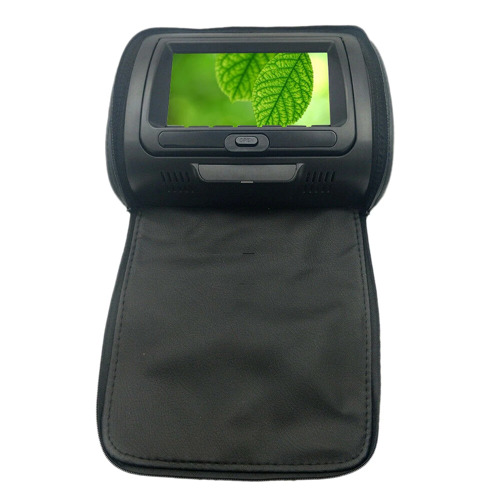 7 Inch Car Headrest Dvd Monitor Speaker Video Adjustable Hd Zipper Cover Lcd Screen | Автомобили и мотоциклы