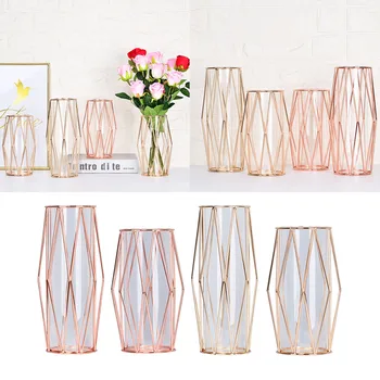 Iron Vase Dried Flower Racks Nordic Ornaments for Living Room Home Decor 
Iron Vase Dried Flower Racks Nordic Ornaments for Living Room Home Decor