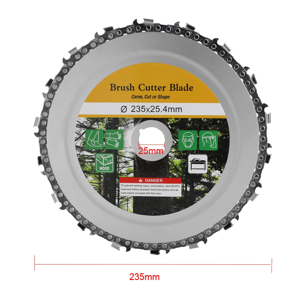 9in 18 Teeth Multifunction Saw Chain Piece Stainless Steel Blade for Lawn Mower Brush Cutter
9in 18 Teeth Multifunction Saw Chain Piece Stainless Steel Blade for Lawn Mower Brush Cutter