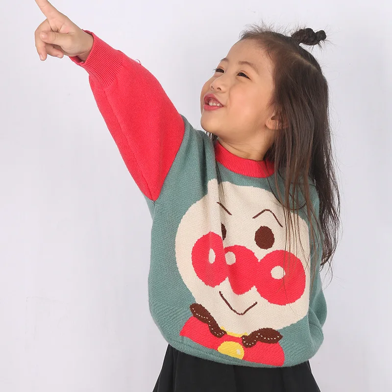 Men And Women Children Pure Cotton Childrenswear Cute Cartoon Bread Superman Crew Neck Pullover Thick Sweater Customizable 
Men And Women Children Pure Cotton Childrenswear Cute Cartoon Bread Superman Crew Neck Pullover Thick Sweater Customizable