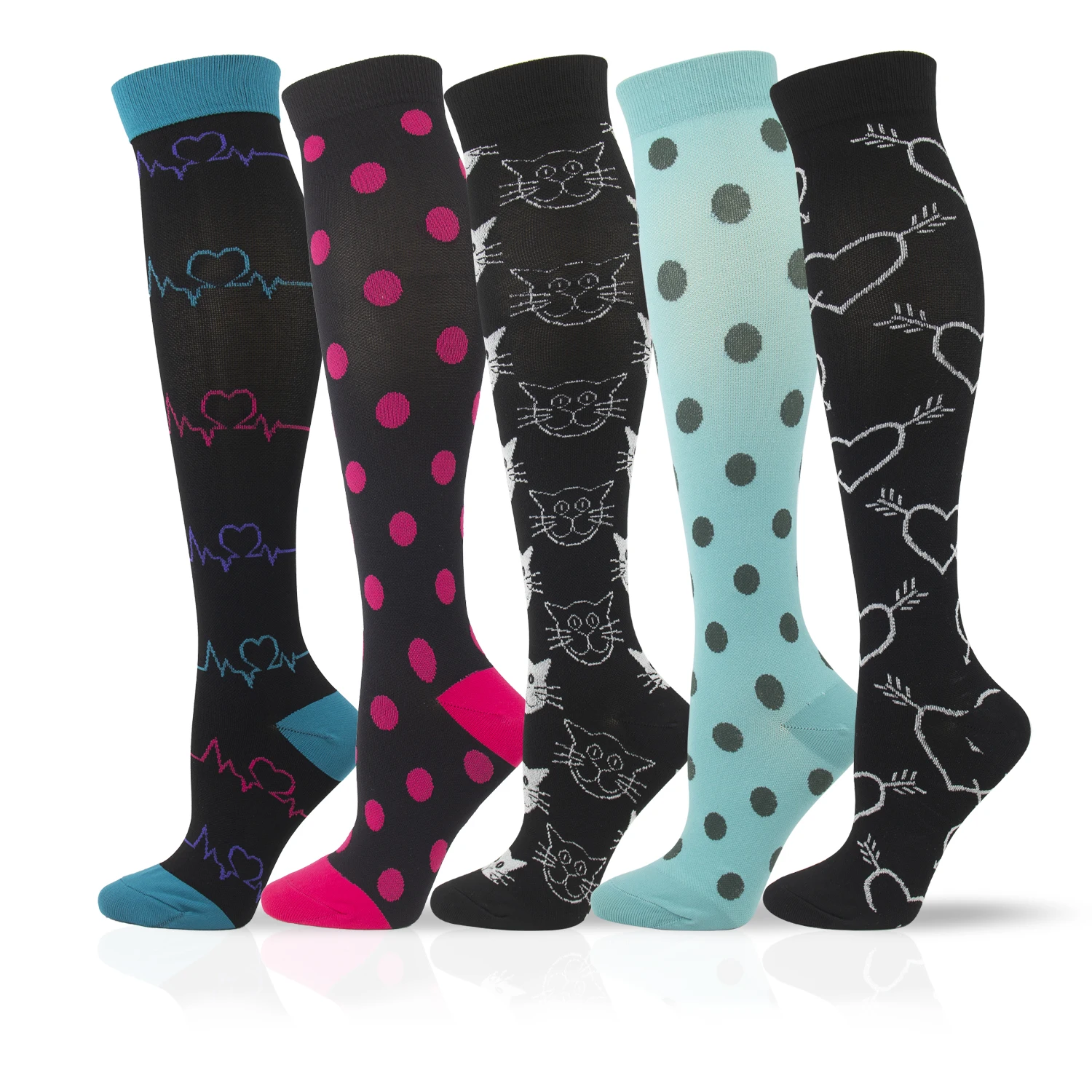 New Compression Stockings Unisex Dot Cat Cupid Love Relieve Pressure Prevent Varicose Veins From Straining Blood Circulation
New Compression Stockings Unisex Dot Cat Cupid Love Relieve Pressure Prevent Varicose Veins From Straining Blood Circulation