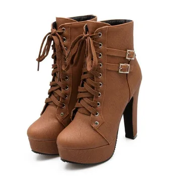 new Ankle Boots For Women Platform High Heels Female Lace Up Shoes Woman Buckle Short Boot Casual Ladies Footwear 
new Ankle Boots For Women Platform High Heels Female Lace Up Shoes Woman Buckle Short Boot Casual Ladies Footwear