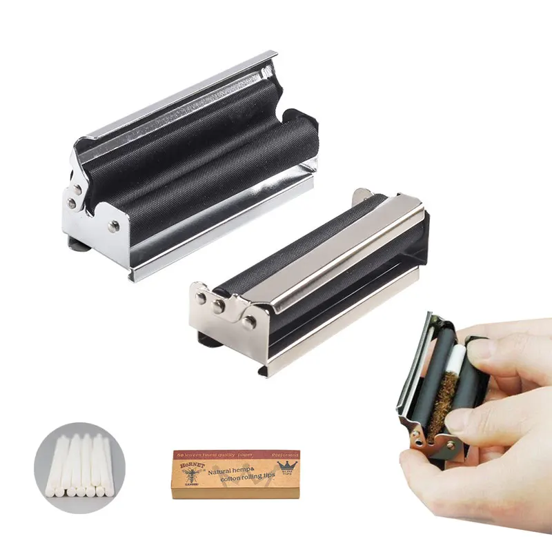 Portable manual cigarette maker 70mm110mm cigarette maker smoking accessories DIY tool with filter tip and cigarette paper
Portable manual cigarette maker 70mm110mm cigarette maker smoking accessories DIY tool with filter tip and cigarette paper