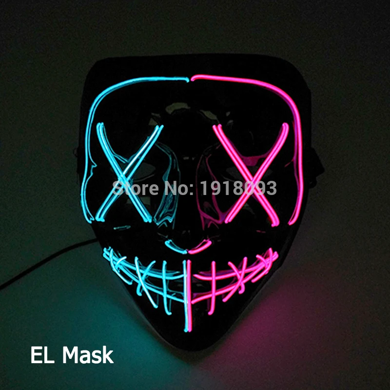 Shop Generic Halloween LED Mask Party Masque Masquerade Masks Horror