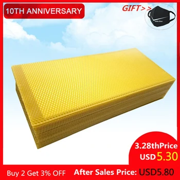 20P 100PCS Beekeeping Bee Nest Beekeeping Honeycomb Foundation BeesWax Frames Honey Hive Garden Bee Beehive Nest Beekeeping Tool
20P 100PCS Beekeeping Bee Nest Beekeeping Honeycomb Foundation BeesWax Frames Honey Hive Garden Bee Beehive Nest Beekeeping Tool