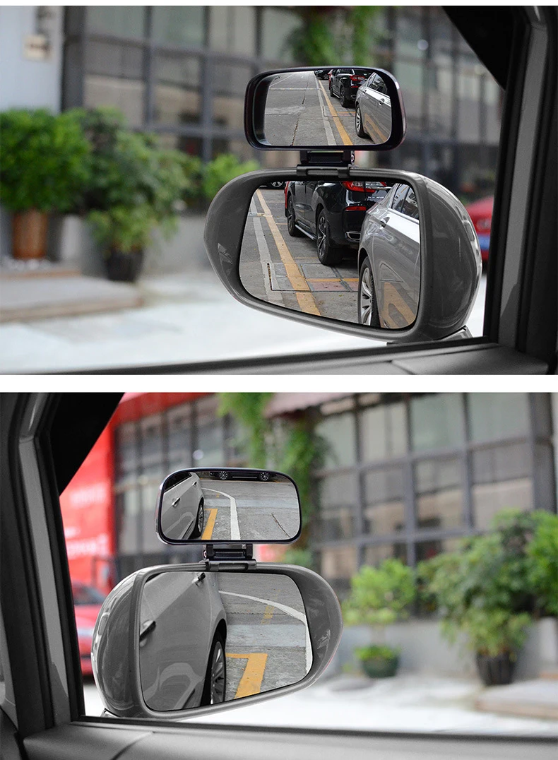 

New General Motors Wide Angle Rearview Mirror 360 Degree Rotation Automatic Rear View Assist Parking HD Blind Spot Mirror