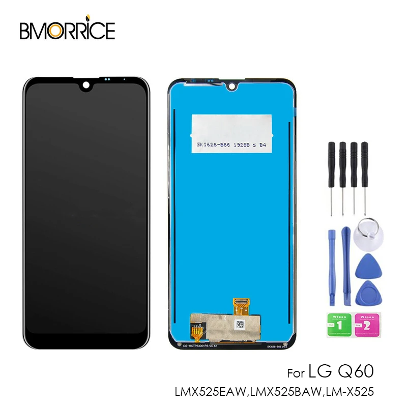 6.26'' For LG Q Series Q60 2019 LCD Display Touch Screen Digitizer Assembly LMX525EAW LMX525BAW LM-X525 LCD Replacement
6.26'' For LG Q Series Q60 2019 LCD Display Touch Screen Digitizer Assembly LMX525EAW LMX525BAW LM-X525 LCD Replacement