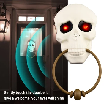 Halloween Horror Props Doorbell Led Skull Trick Toy Haunted House Party Supplies Led Pumpkin Skull Home Decoration
Halloween Horror Props Doorbell Led Skull Trick Toy Haunted House Party Supplies Led Pumpkin Skull Home Decoration