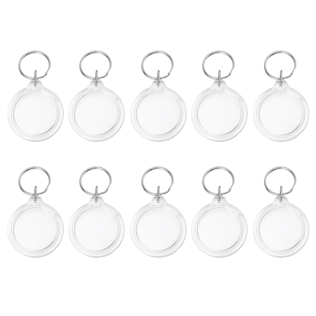 100pcs Photo Keychain Circular Transparent Blank Acrylic Insert Photo Picture Frame Keyring Key Holder DIY Split Ring Key Chain
100pcs Photo Keychain Circular Transparent Blank Acrylic Insert Photo Picture Frame Keyring Key Holder DIY Split Ring Key Chain