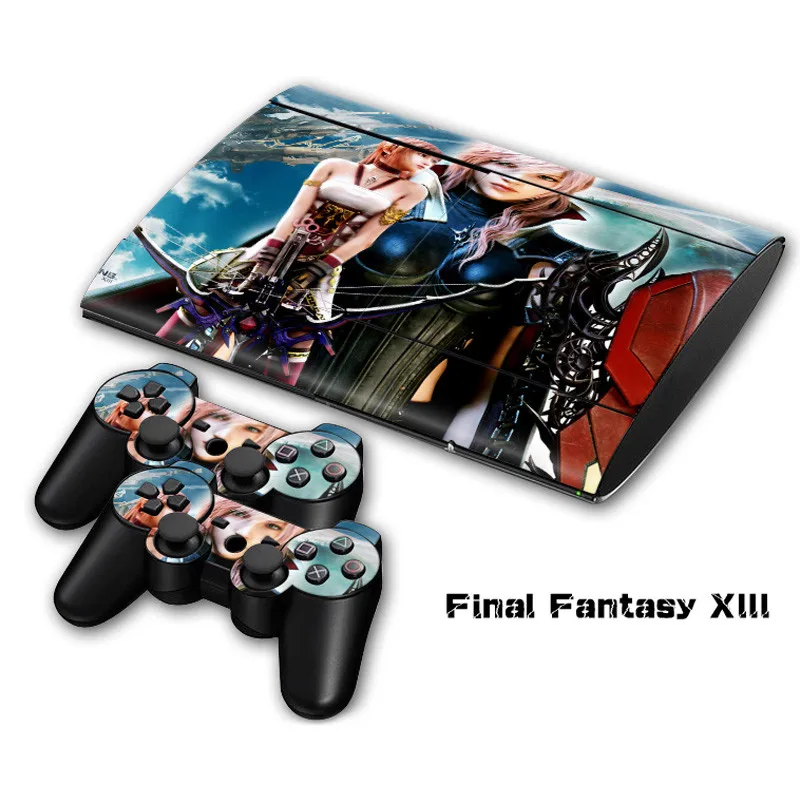 

Final Fantasy Skin Sticker Decal for PS3 Slim 4000 PlayStation 3 Console and Controllers For PS3 Slim 4000 Skins Sticker Vinyl