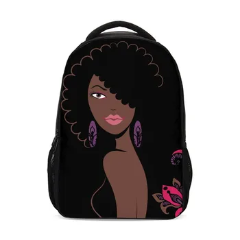 Backpacks For Girls Fashion Cool Black Art African Girl 3D Printing Bookbag Teenager School Bags Rugzak Satchels Mochila Escolar
Backpacks For Girls Fashion Cool Black Art African Girl 3D Printing Bookbag Teenager School Bags Rugzak Satchels Mochila Escolar