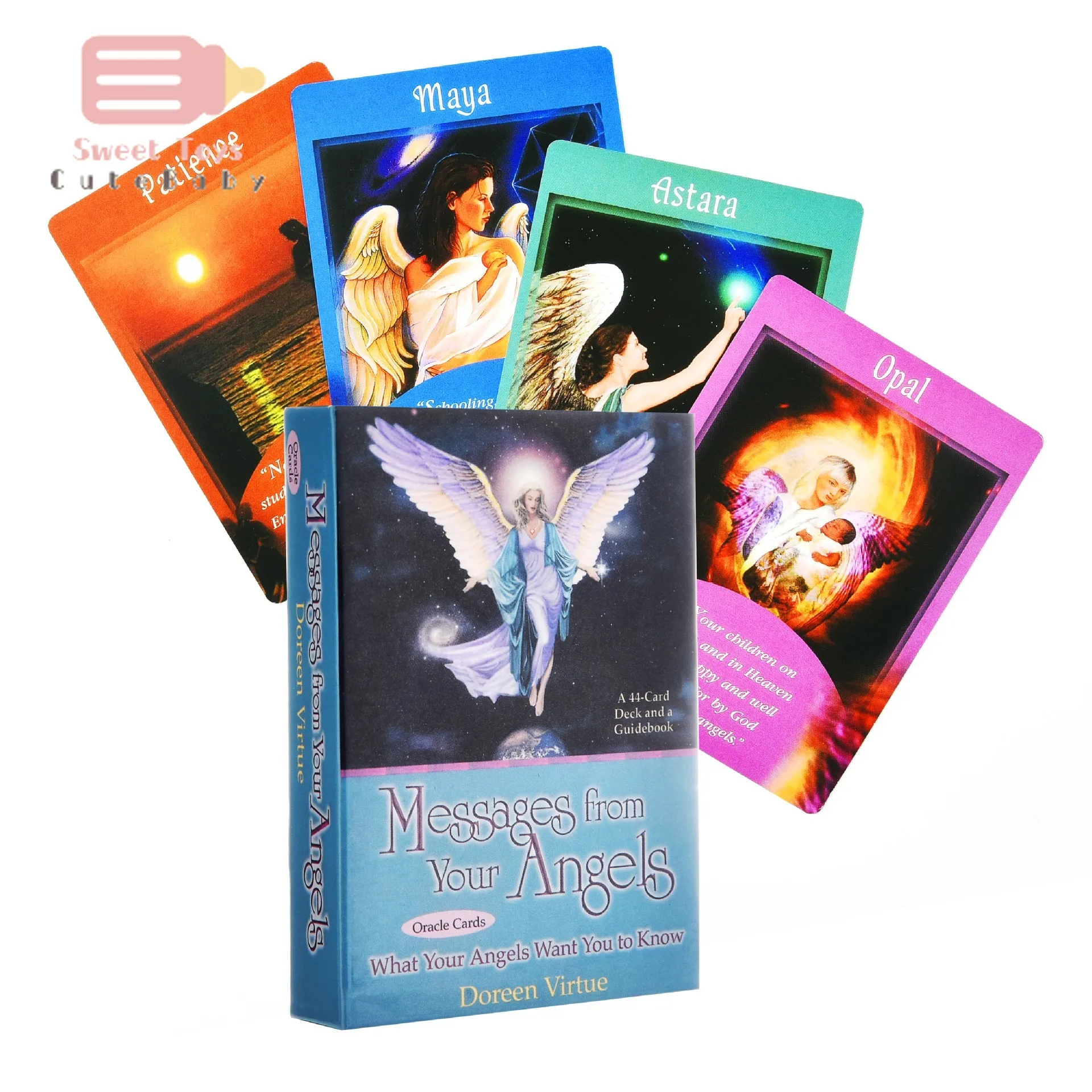 44 Sheet Oracle Cards Tarot Deck of Messages From Your Angels: What Your Angels Tarot Board Game for Family Party Cards Game Toy
44 Sheet Oracle Cards Tarot Deck of Messages From Your Angels: What Your Angels Tarot Board Game for Family Party Cards Game Toy