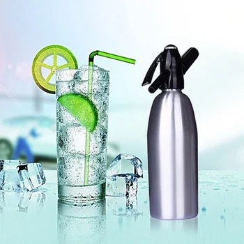 Portable 1L Soda Maker Cold Drink Carbonated Bubble Water Machine DIY Cocktail CO2 Soda Siphon Maker Bar Tools
Portable 1L Soda Maker Cold Drink Carbonated Bubble Water Machine DIY Cocktail CO2 Soda Siphon Maker Bar Tools