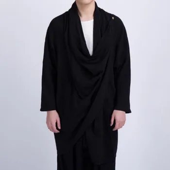 Primavera verão men cotton & linho vintage longo trench coat boate DJ traje do estágio cantora sinicism cardigan casaco para hom
Primavera verão men cotton & linho vintage longo trench coat boate DJ traje do estágio cantora sinicism cardigan casaco para hom