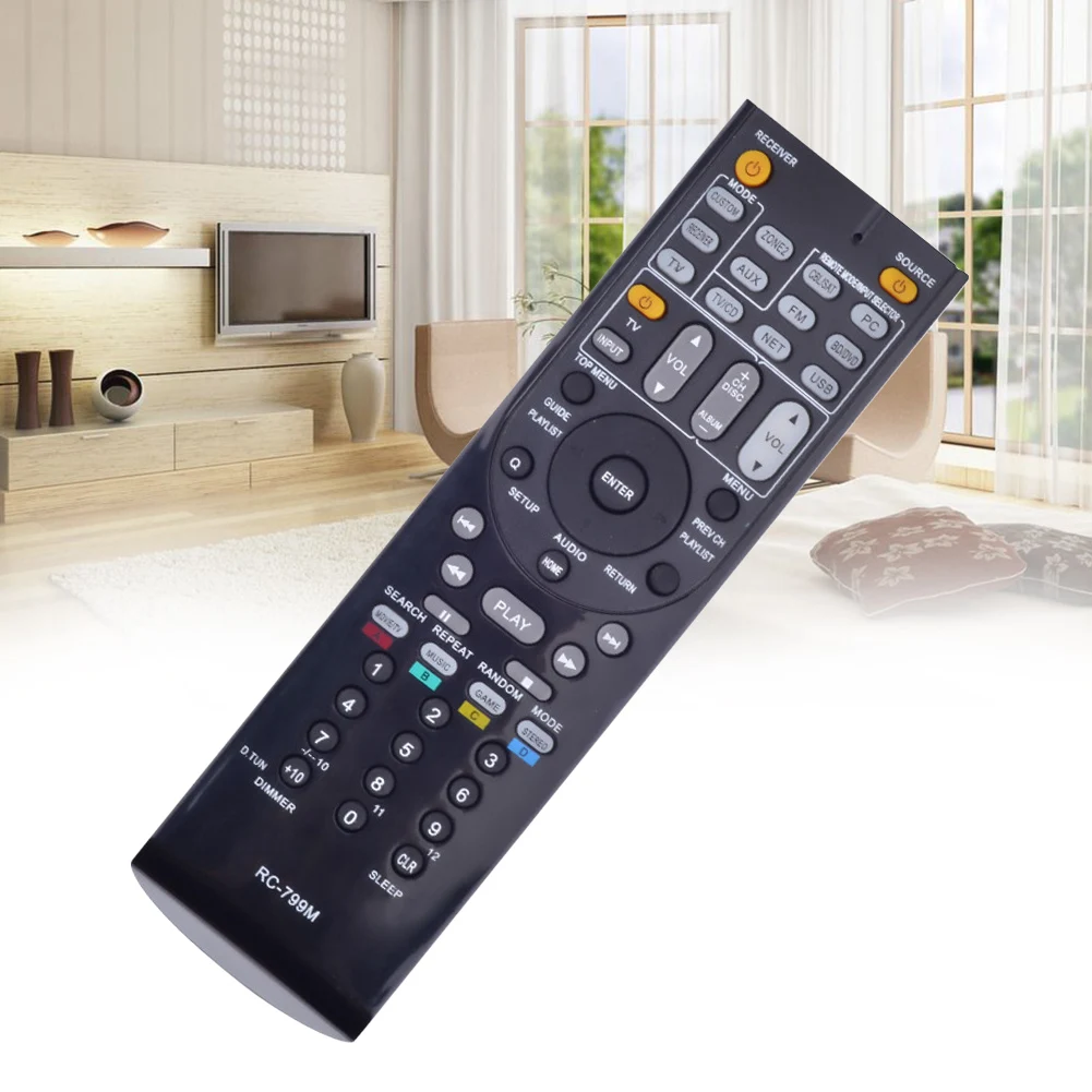 RC-799M Audio Video Receive Home Easy Operate Replacement Colorful Button Entertainment Remote Control Battery Powered For ONKYO
RC-799M Audio Video Receive Home Easy Operate Replacement Colorful Button Entertainment Remote Control Battery Powered For ONKYO