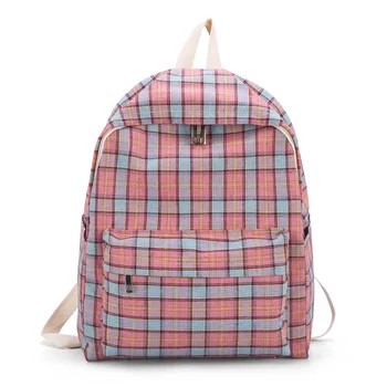 2019 new JIULIN high-quality simple canvas stripes student Korean campus backpack school bag lady bag
2019 new JIULIN high-quality simple canvas stripes student Korean campus backpack school bag lady bag