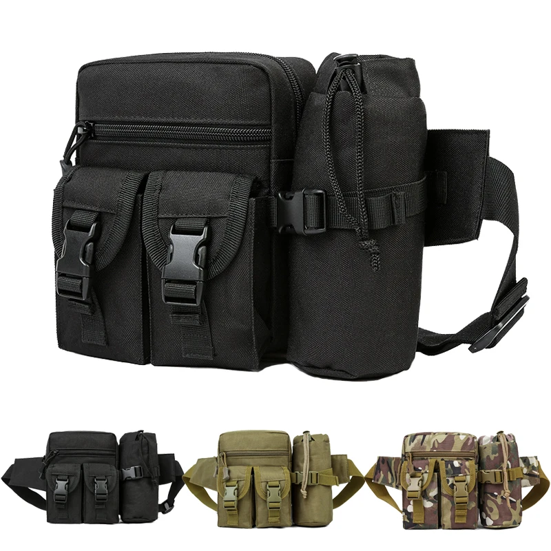 Outdoor Military Tactical Fishing Waist Pack Unisex Durable Waterproof Oxford Shoulder Bag Camping Hiking Pouch Kettle Bag
Outdoor Military Tactical Fishing Waist Pack Unisex Durable Waterproof Oxford Shoulder Bag Camping Hiking Pouch Kettle Bag